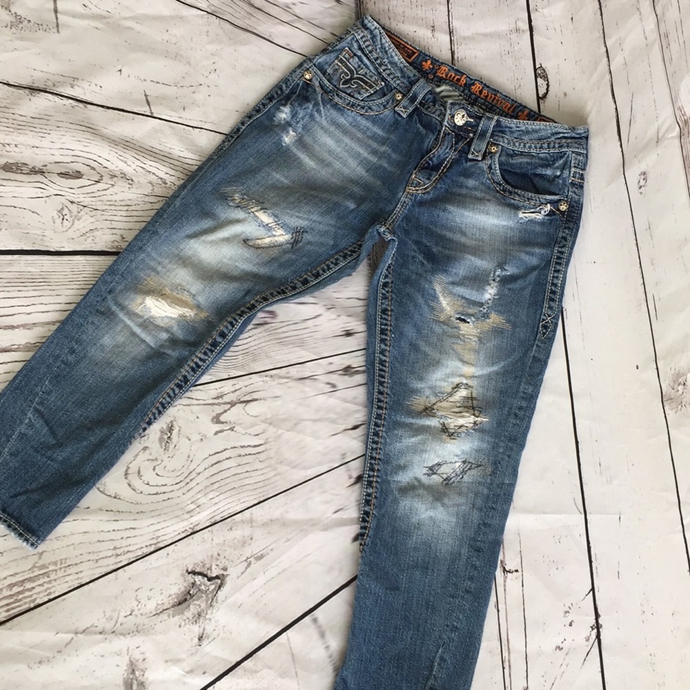 Women's Rock Revival -Lydia slim boyfriend Jeans-